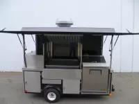 8 ft Mobile California Grill Cart - Food Carts by Apollo Custom Manufacturing
