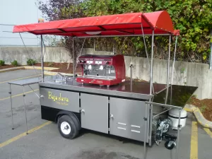 Mobile Propane Espresso Cart - Food Carts by Apollo Custom Manufacturing