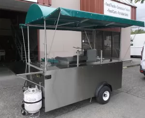 Mobile Fryer Griddle Cart - Food Carts by Apollo Custom Manufacturing