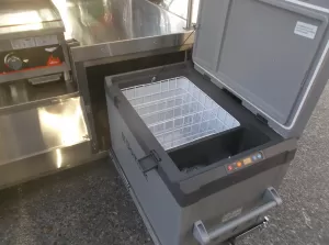 Mobile Griddle Steamer Cart - Food Carts by Apollo Custom Manufacturing